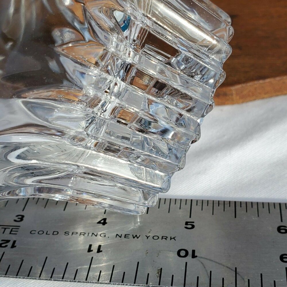 Mikasa Christmas Night Bowl 6" Crystal Celebration star & holiday tree - Picture 6 of 10